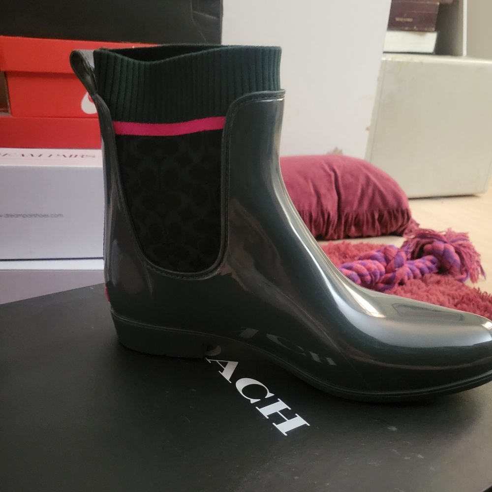 Coach jade rain booties - Picture 1 of 2